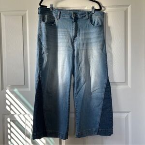 Time and Tru Light Blue High Rise Wide Leg Jeans- Size 16